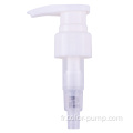 Pompe de lotion de distributeur de plastique de couleur blanche 28410